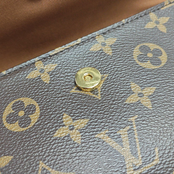 IVY Monogram Coated Canvas Brown