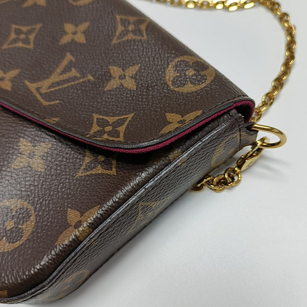 FÉLICIE Monogram Coated Canvas Brown