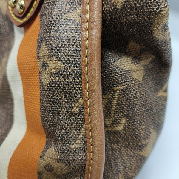 Monogram Coated Canvas Brown