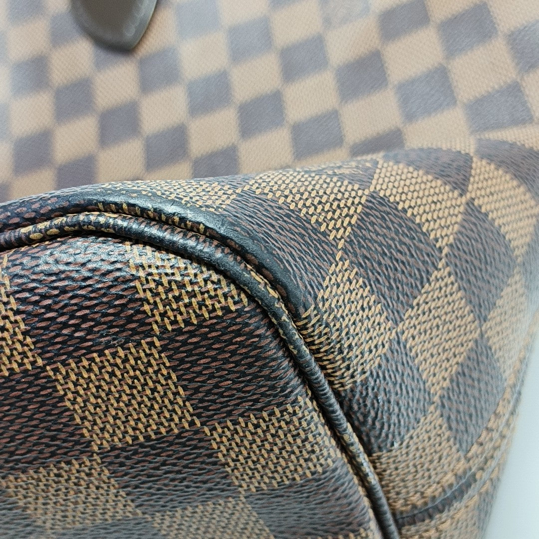 NEVERFULL MM Damier Ebene Coated Canvas Brown
