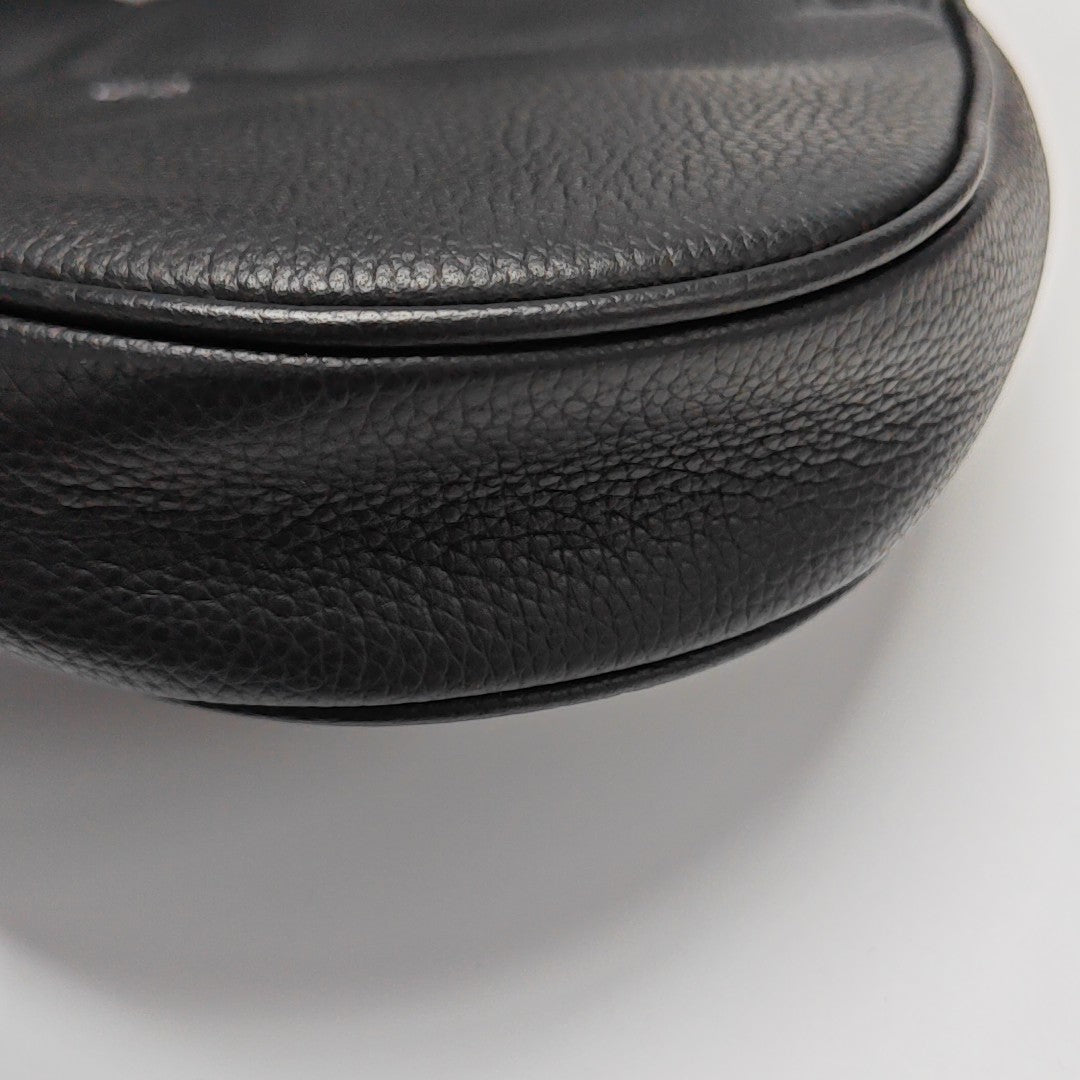 Saddle Medium Calfskin Black