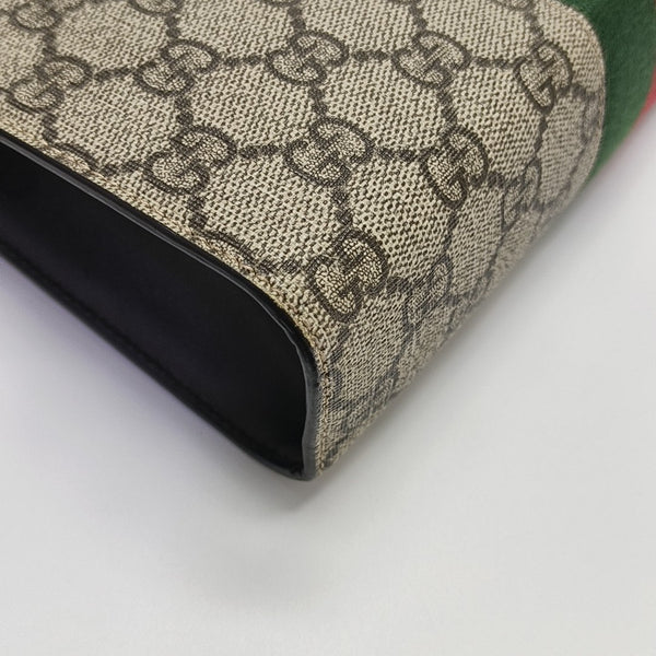 GG Supreme Monogram Coated Canvas Black