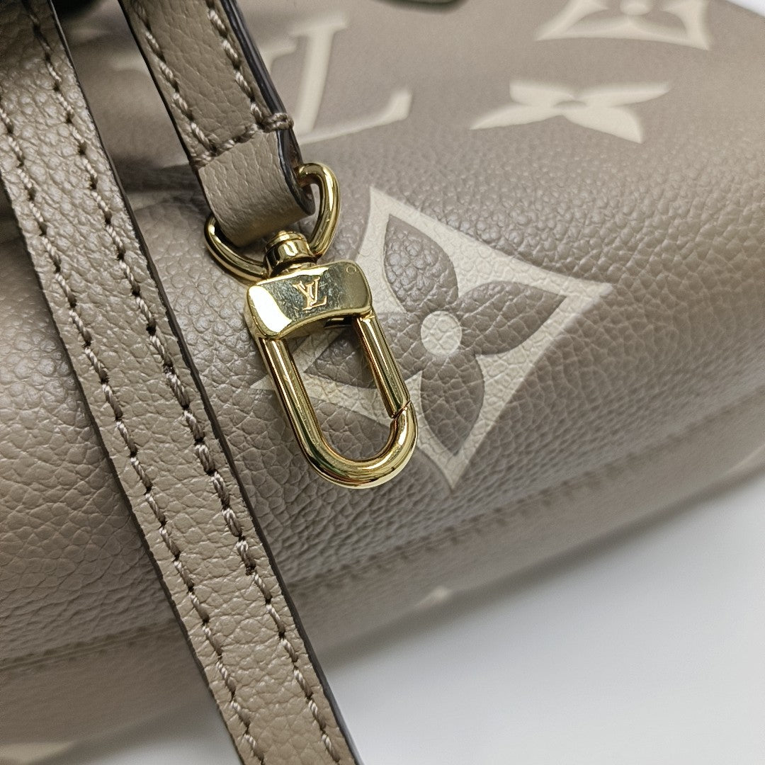 ONTHEGO BB Monogram Calfskin Gray