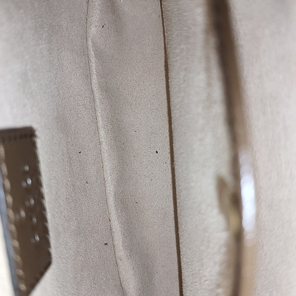 GG Supreme Mini Monogram Coated Canvas Beige