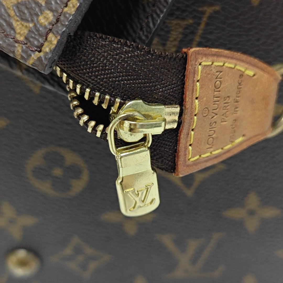 BUCKET PM Monogram Coated Canvas Brown