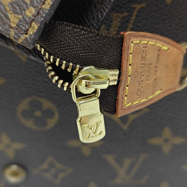 BUCKET PM Monogram Coated Canvas Brown
