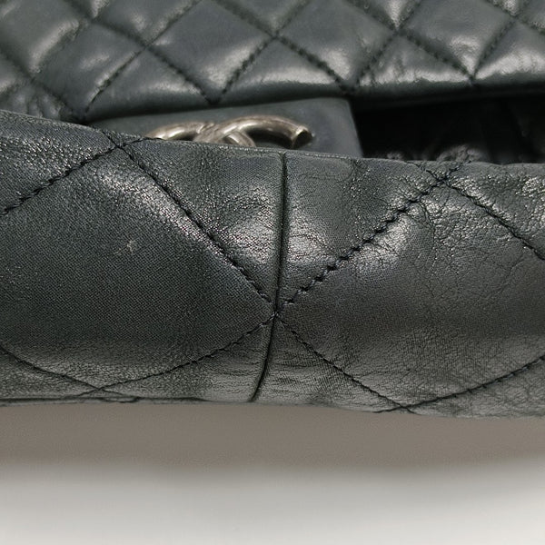 Quilted Calfskin Shoulder Bag Green