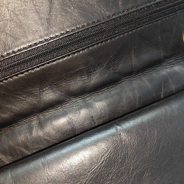 2.55 Maxi Quilted Calfskin Black