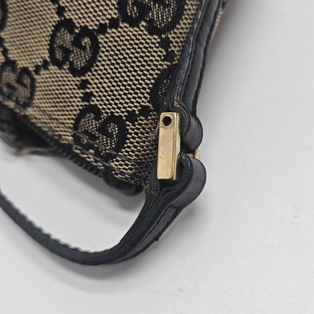 Monogram Canvas Top Handle Bag Brown