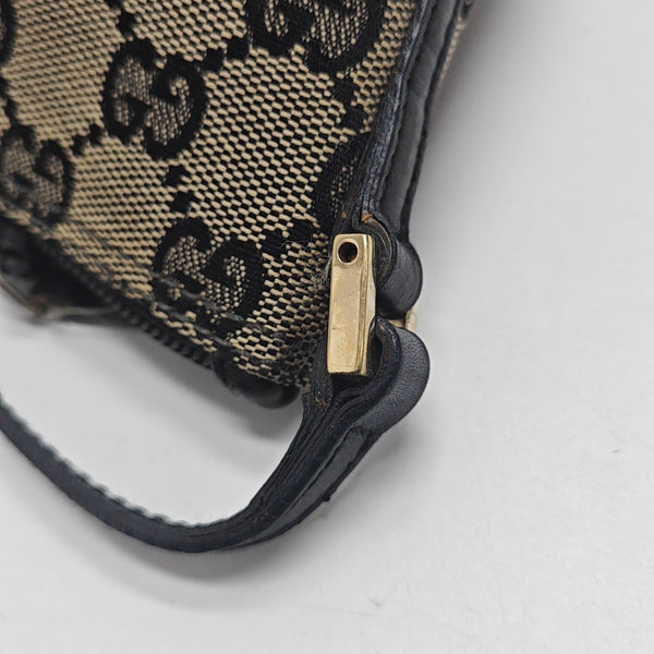 Monogram Canvas Top Handle Bag Brown