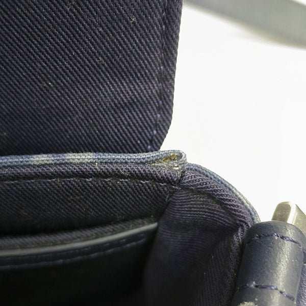 Saddle Mini Oblique Denim Blue
