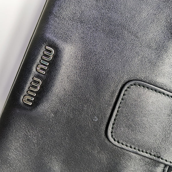 Calfskin Shoulder Bag Black