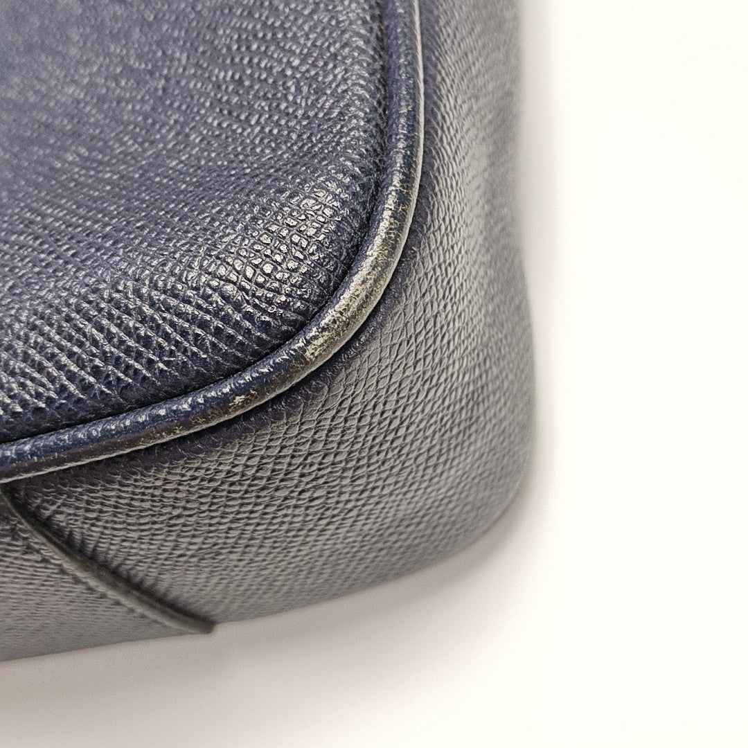 Calfskin Shoulder Bag Blue
