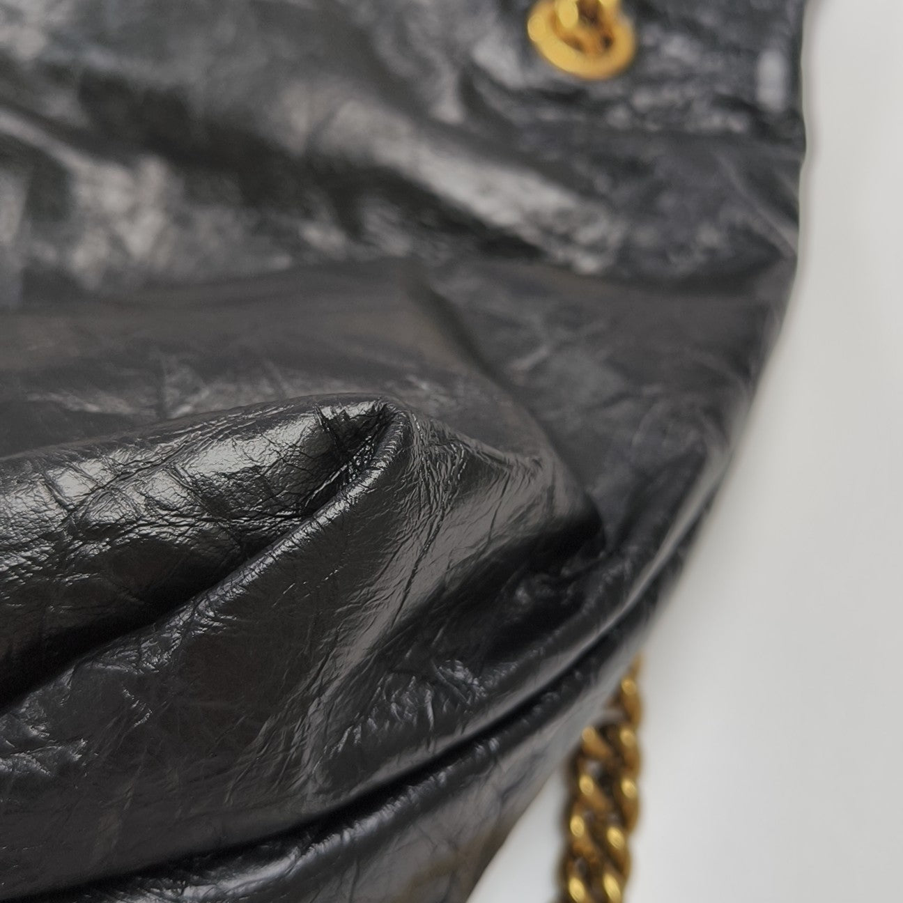 Calfskin Shoulder Bag Black