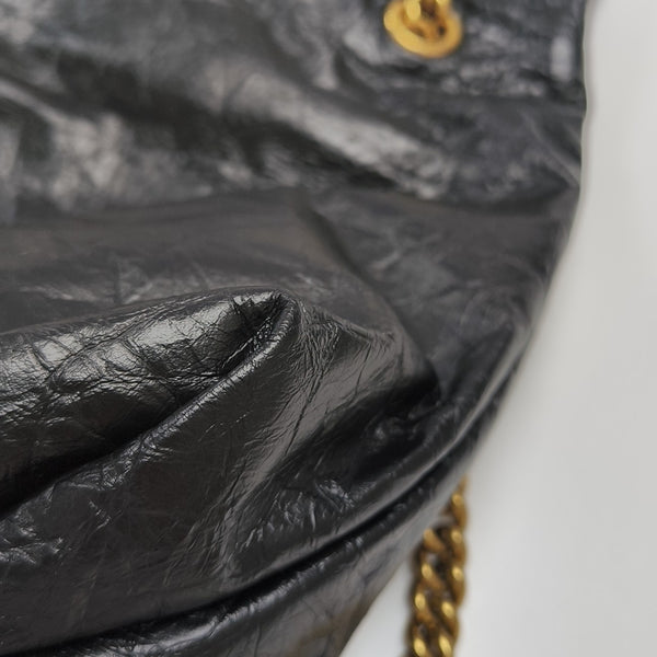 Calfskin Shoulder Bag Black