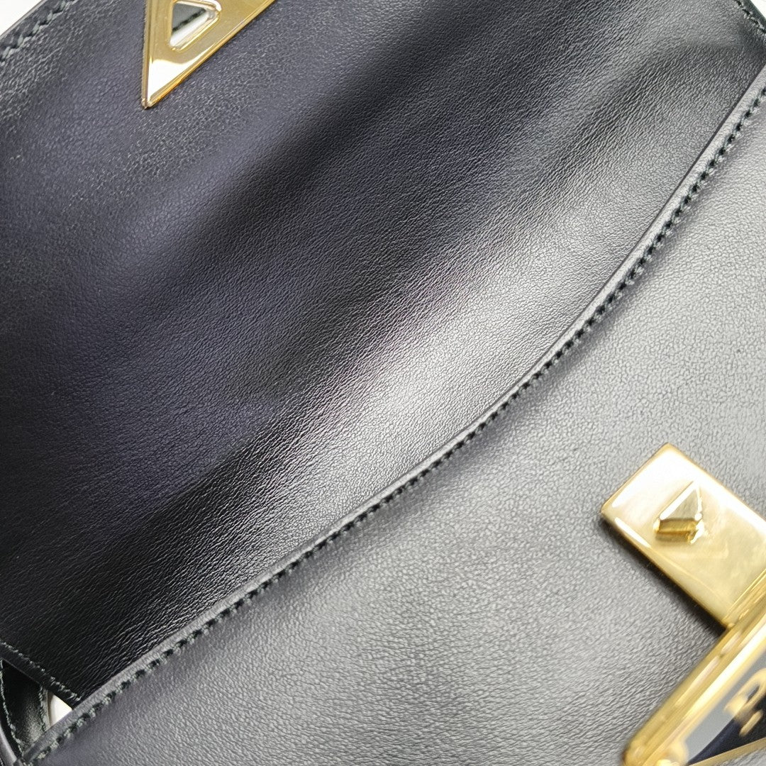 Emblème Saffiano Calfskin Black