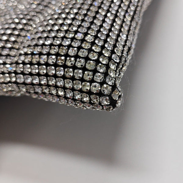 Lab-Grown Diamond Top Handle Bag Black