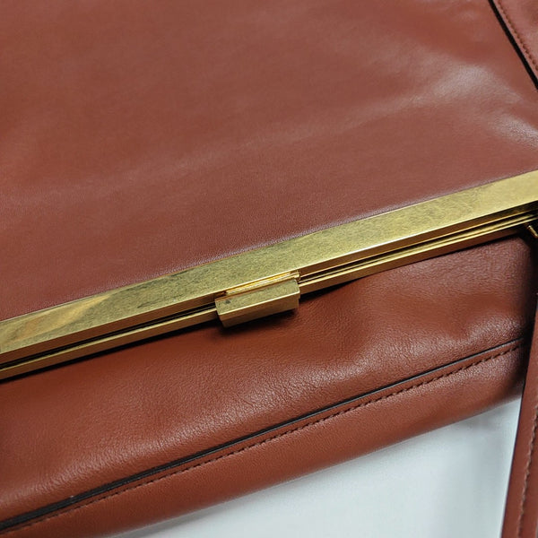 Calfskin Shoulder Bag Red