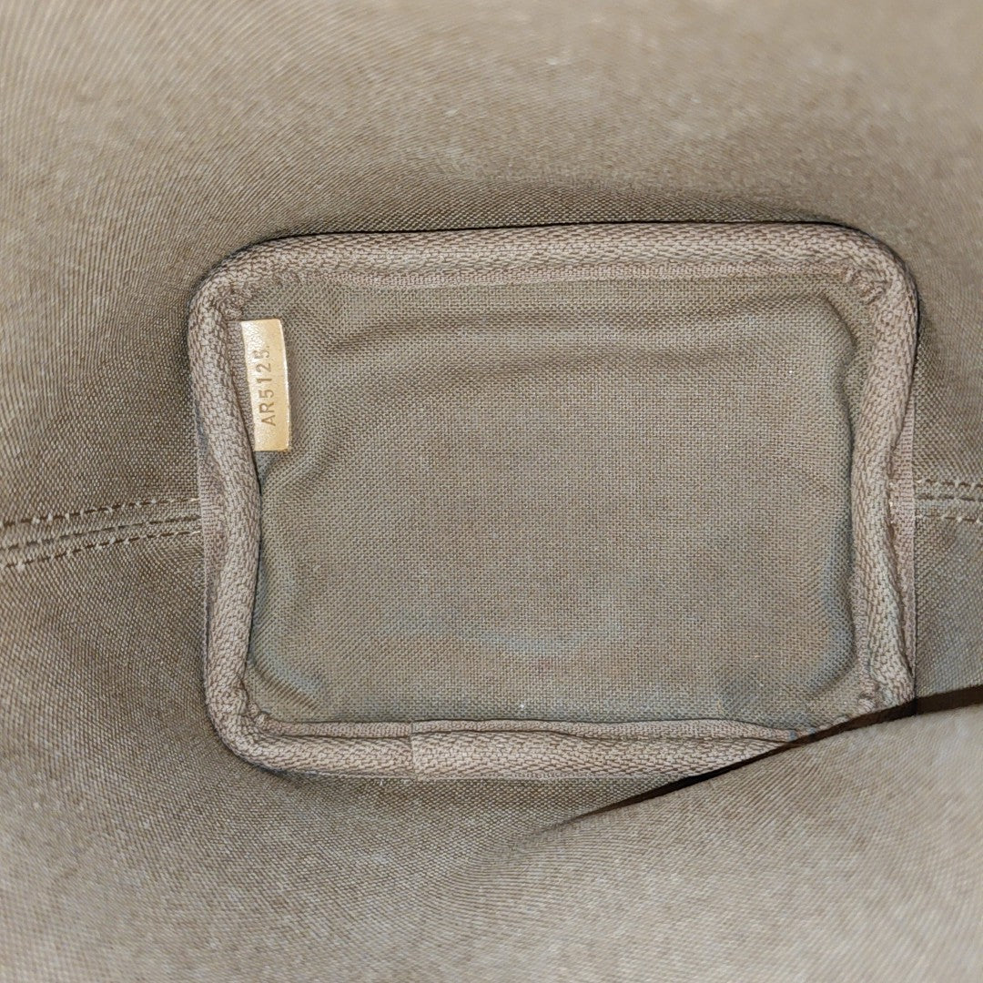 NÉONOÉ Nano Monogram Coated Canvas Brown