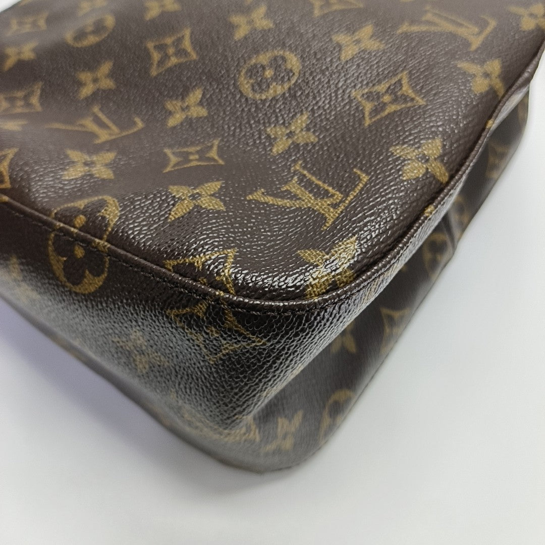 LOOPING MM Monogram Coated Canvas Brown