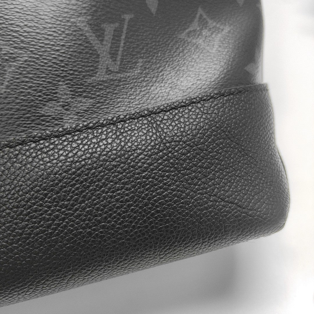 SAUMUR Monogram Coated Canvas Black