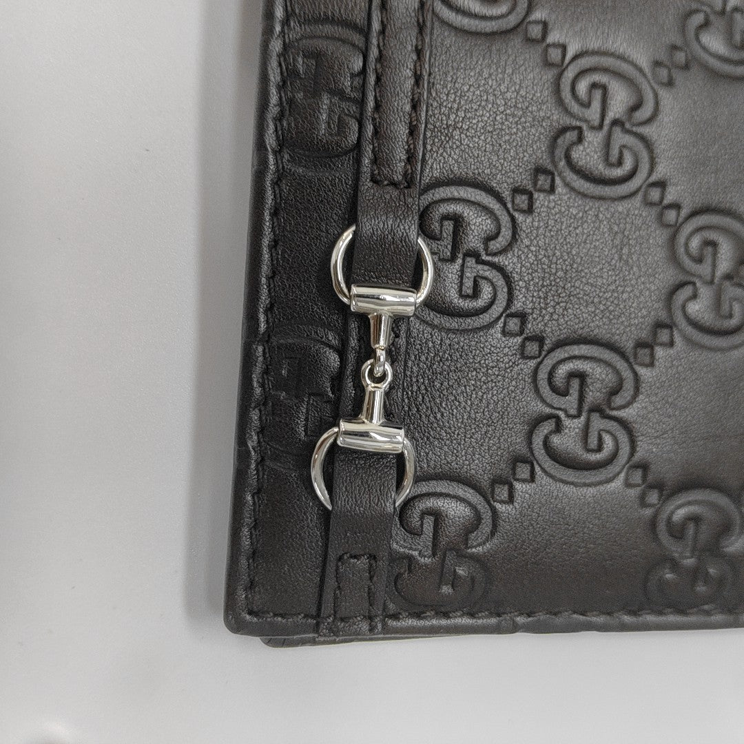 Signature Monogram Calfskin Brown