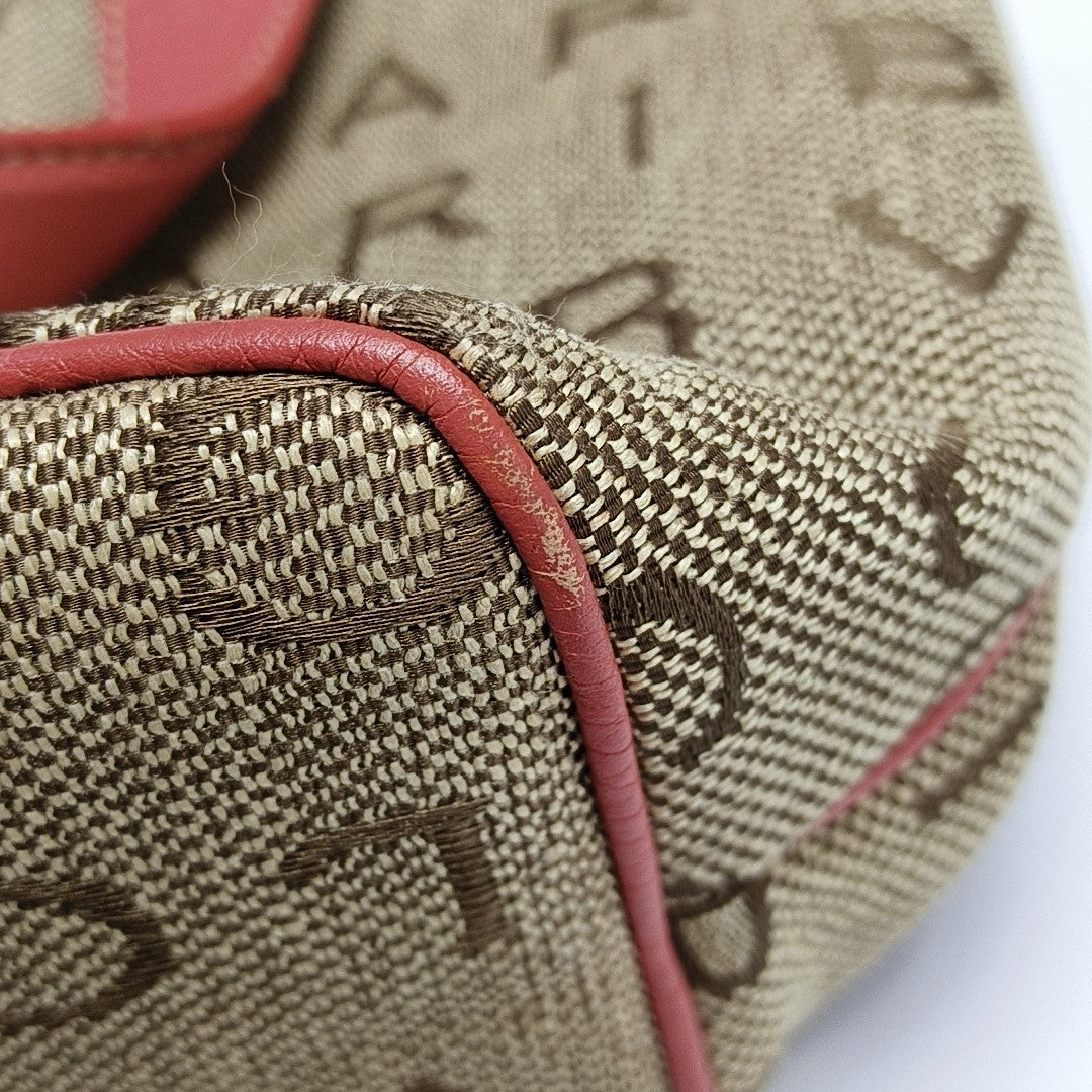 Fabric Tote Bag Brown