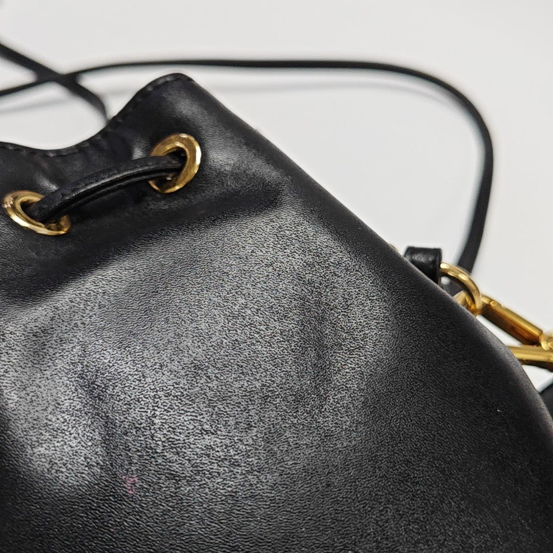 Mon Tresor Mini Calfskin Black