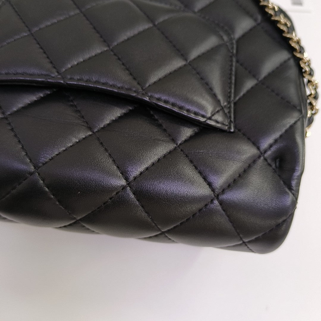 CLASSIC FLAP Mini Quilted Lambskin Black