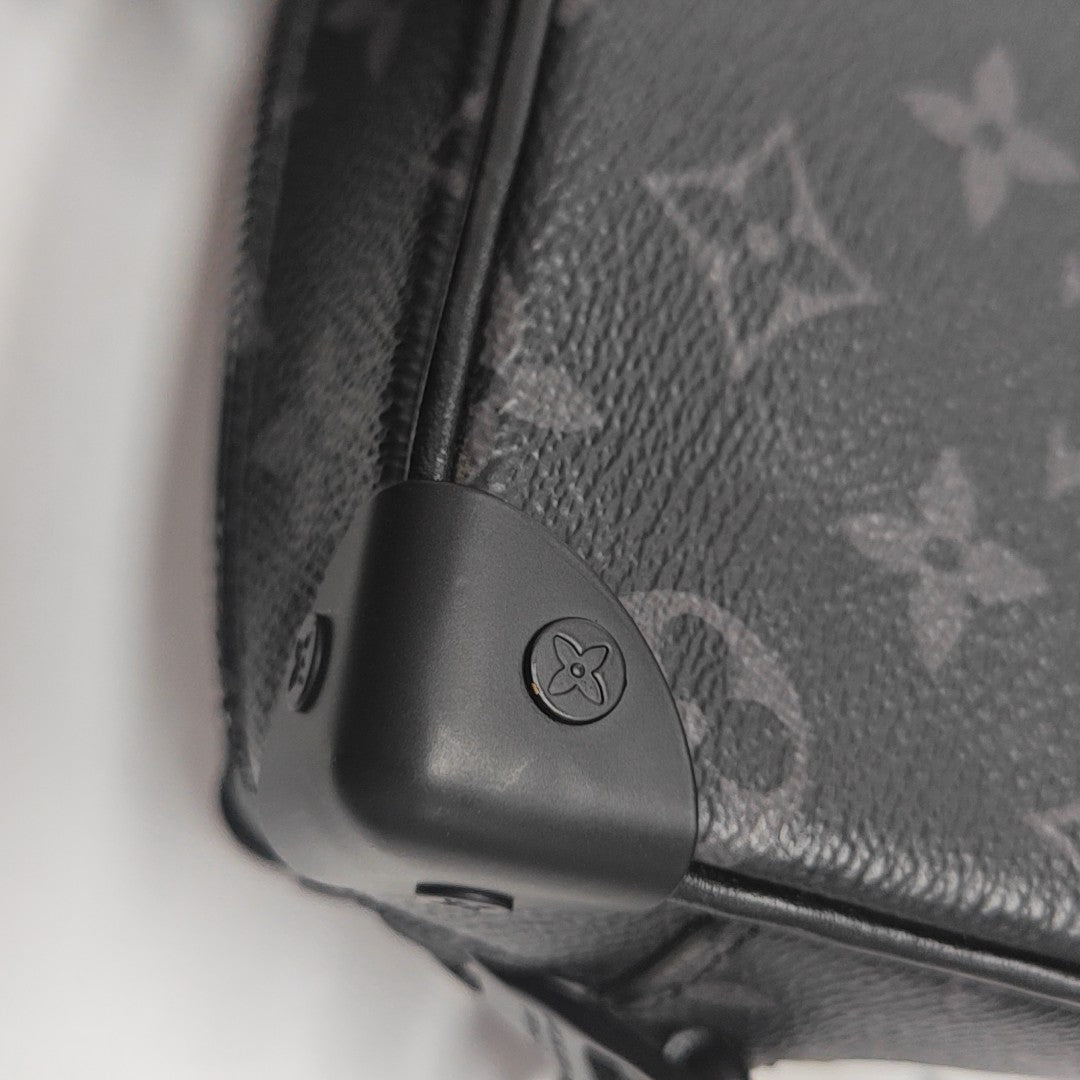 SOFT TRUNK Mini Monogram Coated Canvas Black