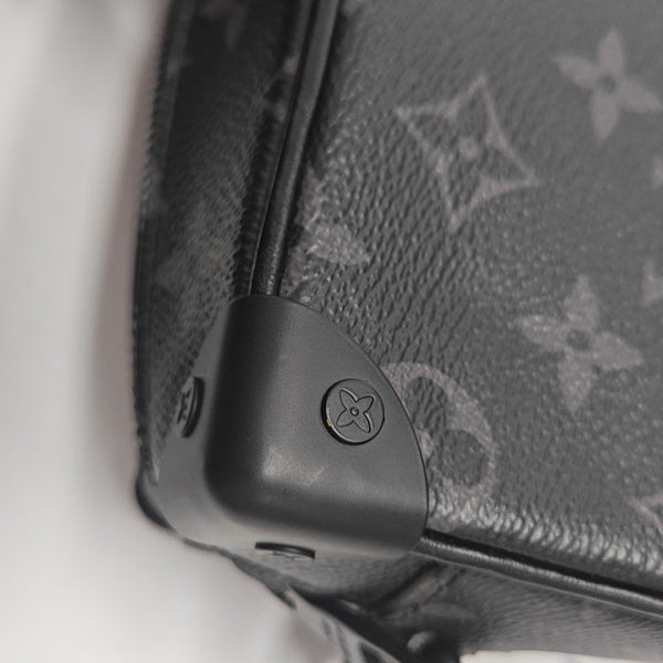 SOFT TRUNK Mini Monogram Coated Canvas Black