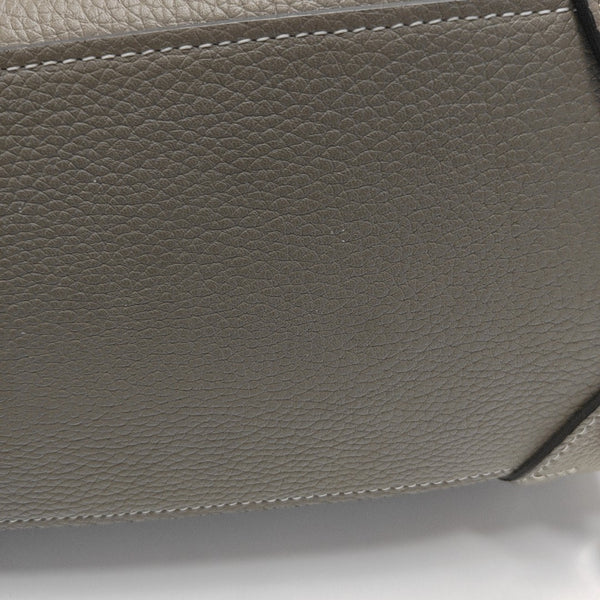 Authenticated pre-owned  LUGGAGE Micro Calfskin Gray - Tote Bag at Looply