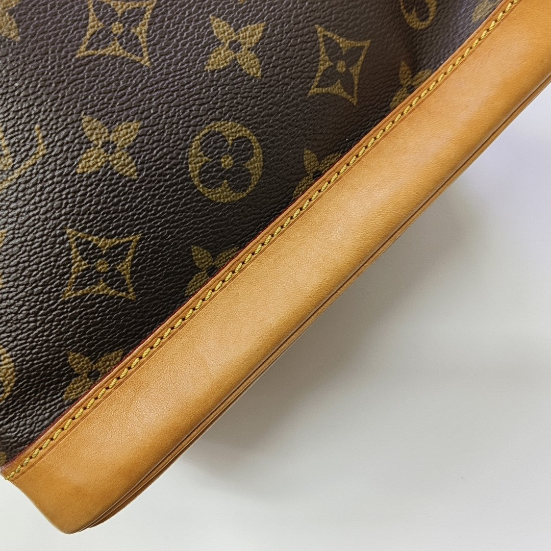 NOÉ BB Monogram Coated Canvas Brown