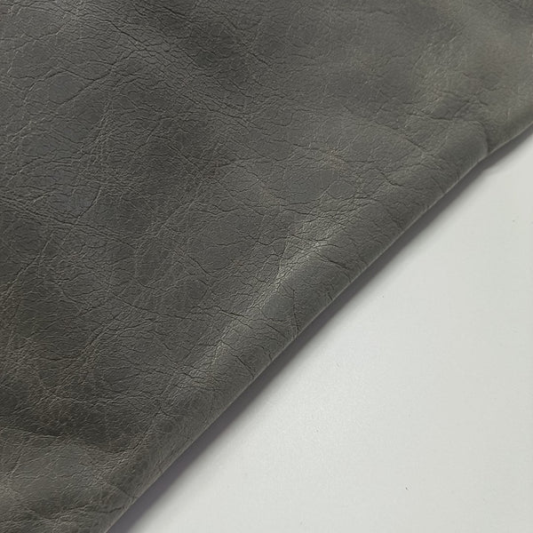 Classic Metallic Edge City Small Calfskin Gray