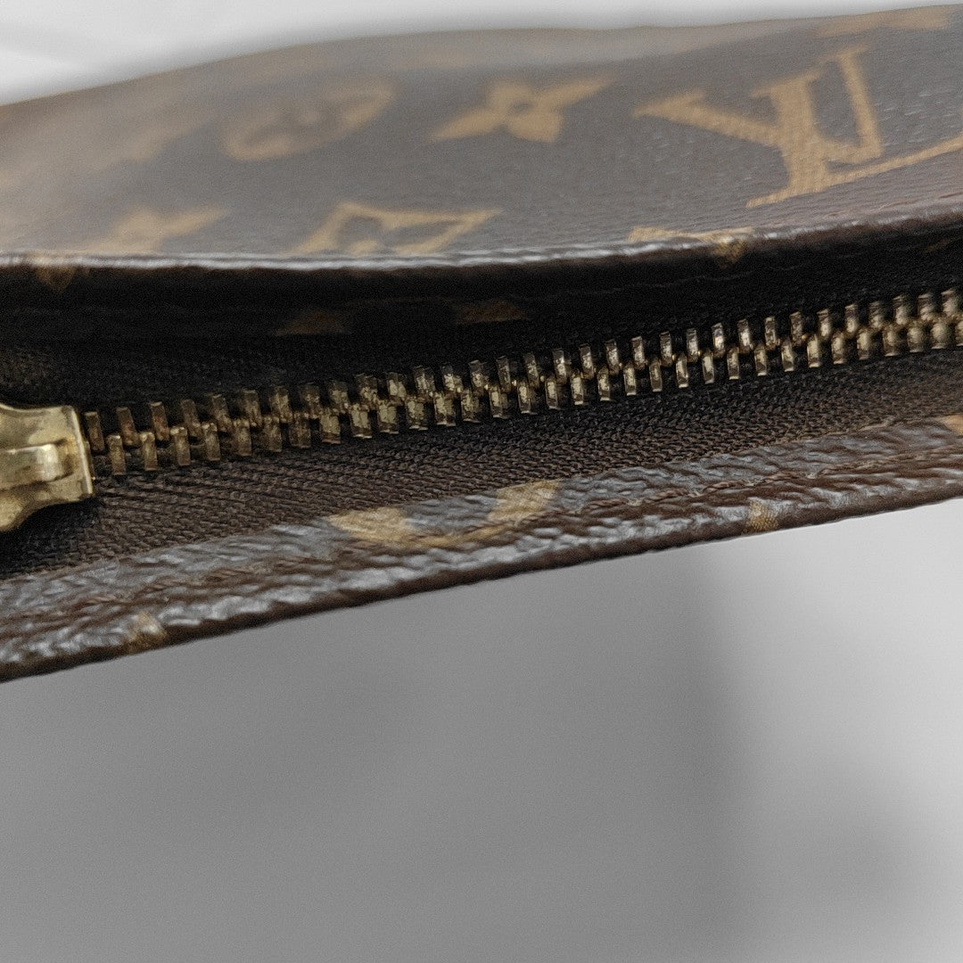 TOILET POCKET 26 Monogram Coated Canvas Brown