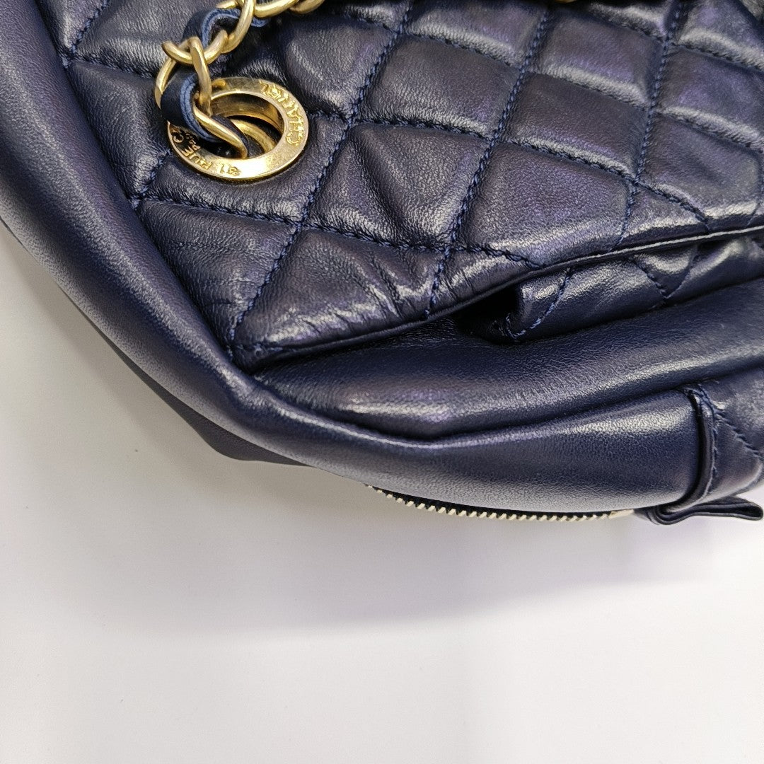Quilted Lambskin Blue