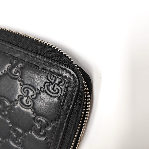 Monogram Calfskin Wallet Black