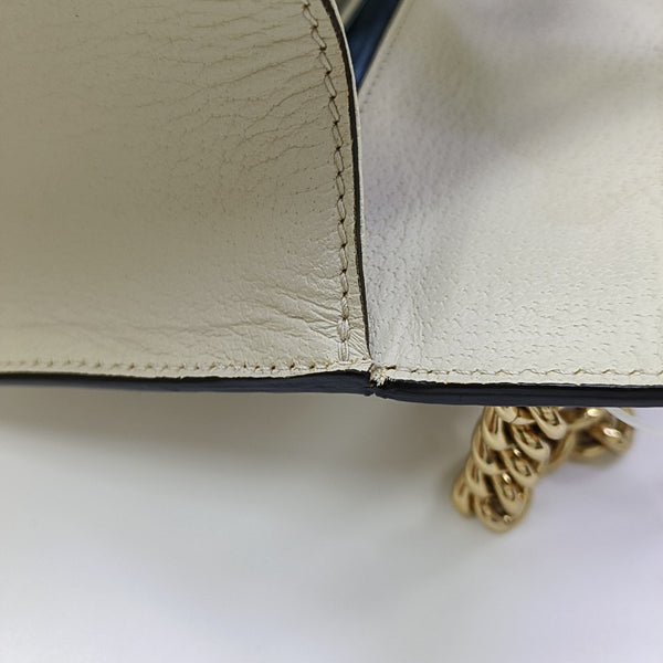 Padlock Small Calfskin White