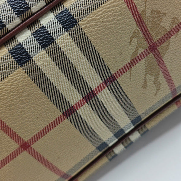 Coated Canvas Tote Bag Beige