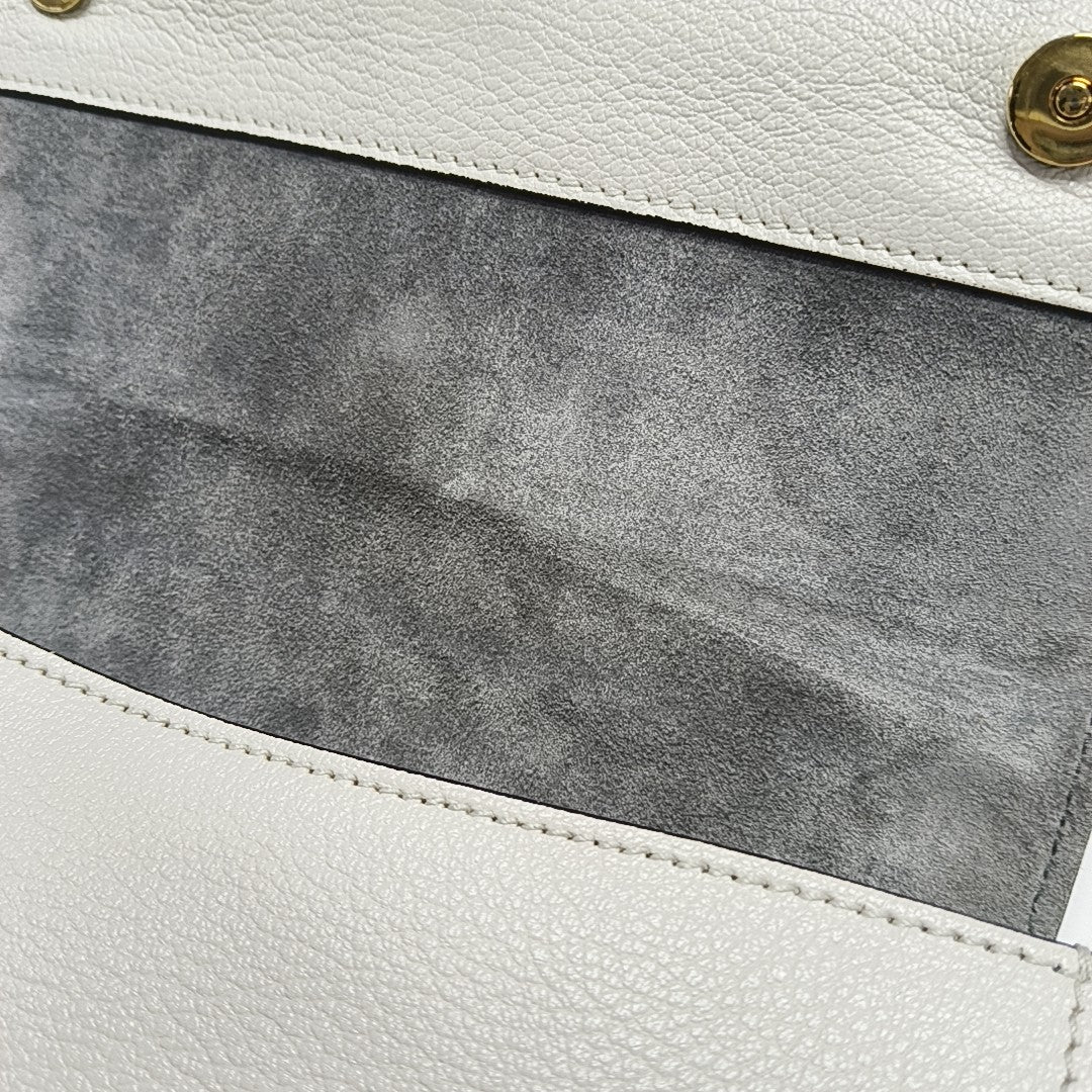 Miu Lady Calfskin White