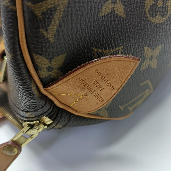 SPEEDY 30 Monogram Coated Canvas Brown