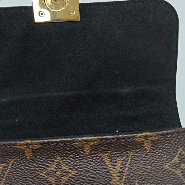 LOCKY BB Monogram Coated Canvas Brown