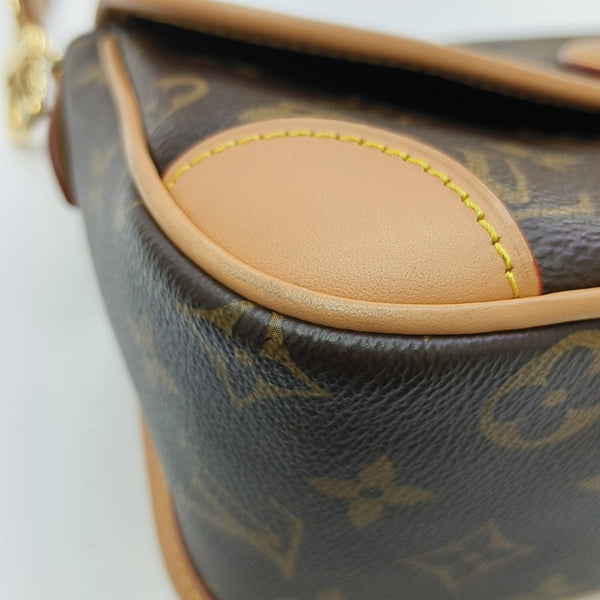 DIANE Monogram Coated Canvas Brown