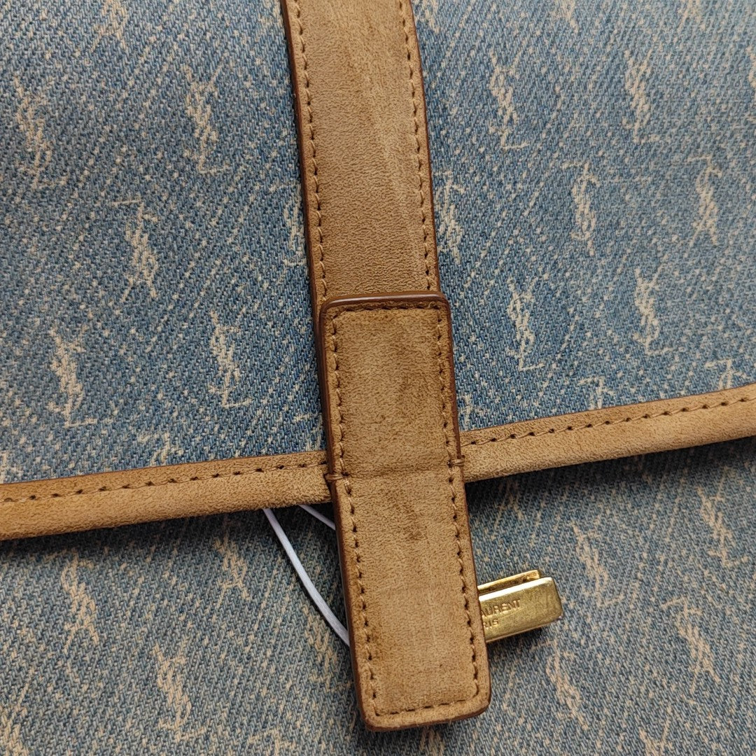 MONOGRAM ALL OVER Small Denim Blue