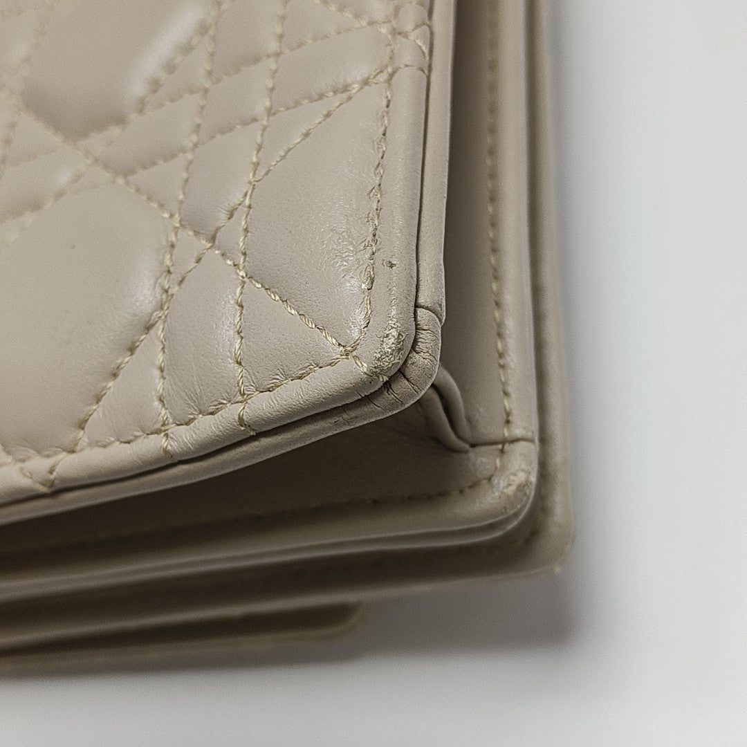 My Dior Mini Cannage Lambskin Beige