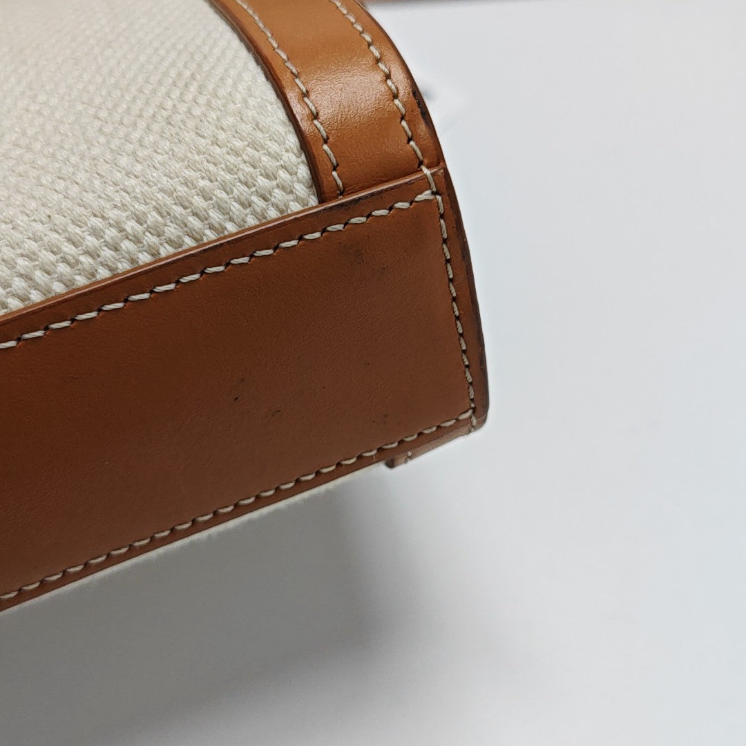 CABAS CELINE Mini Canvas White