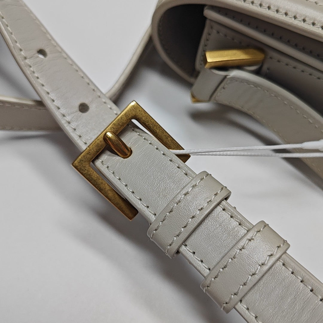 SOLFERINO Small Calfskin White