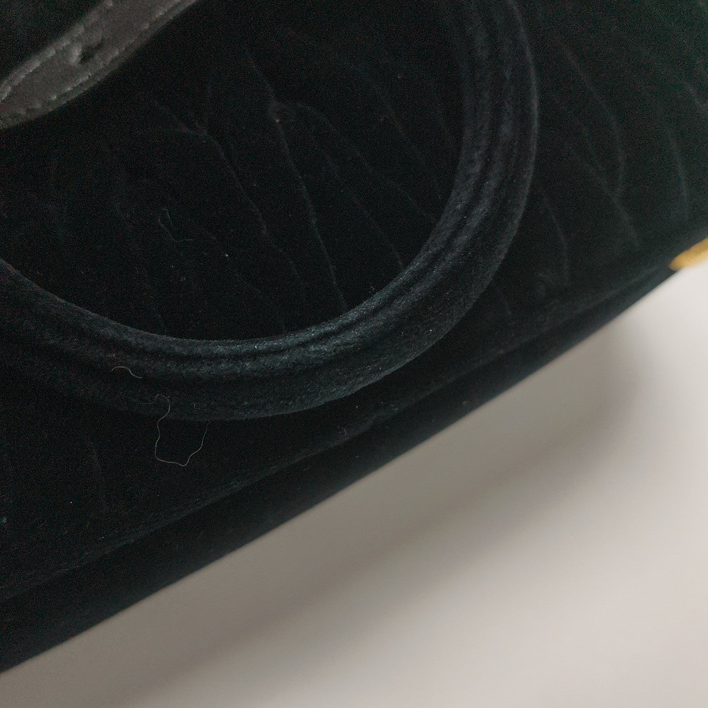 Arcadie Matelassé Small Velvet Black