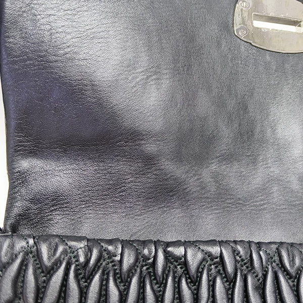 Crystal Quilted Lambskin Black