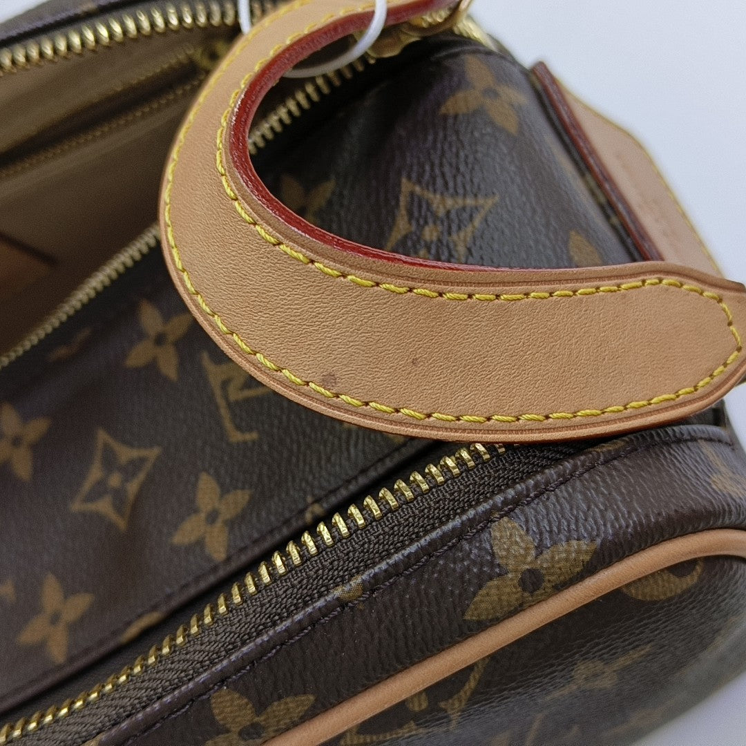DOPP Monogram Coated Canvas Brown